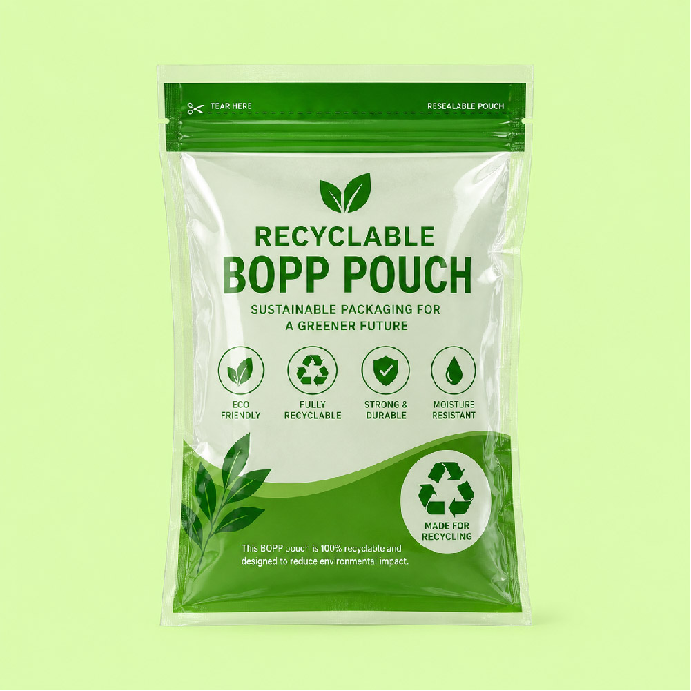 BOPP Recyclable Pouches Manufacturer in Mumbai
