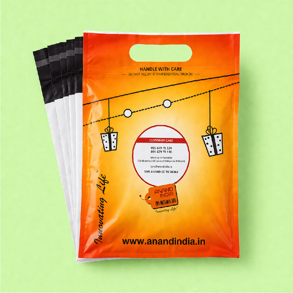 Courier Pouches 6 Courier Pouches with handle Manufacturer in Mumbai