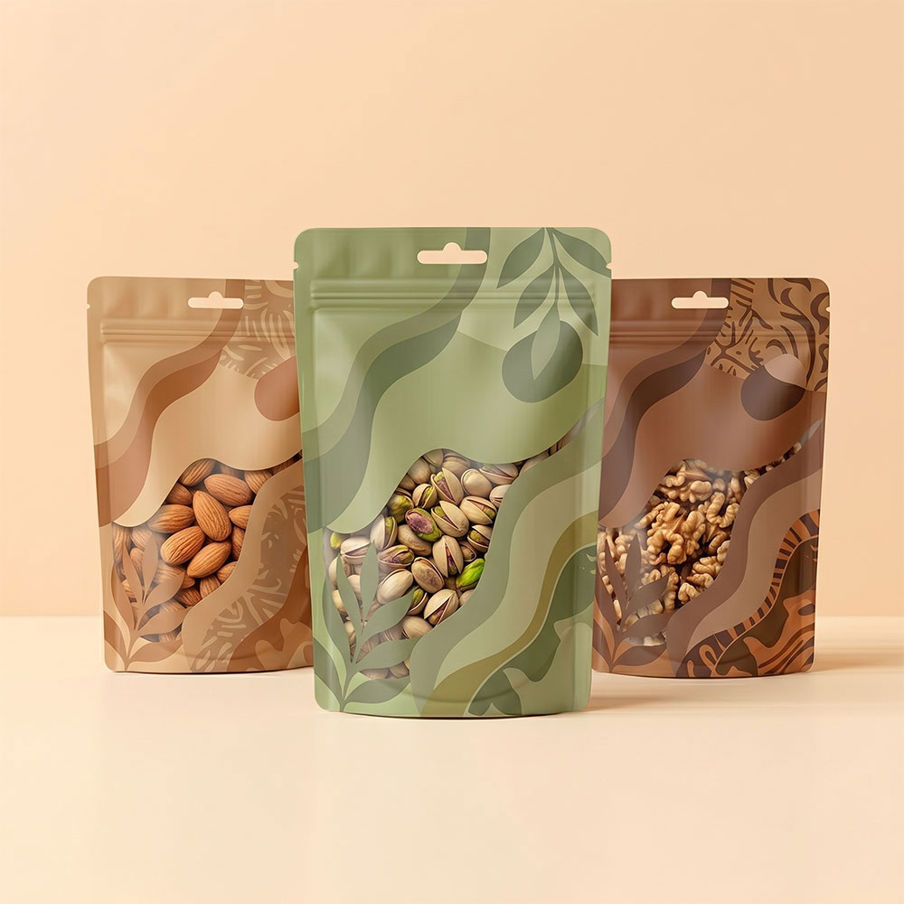 Flat Bottom Pouch for Dry Fruits Packaging Supplier, Mumbai