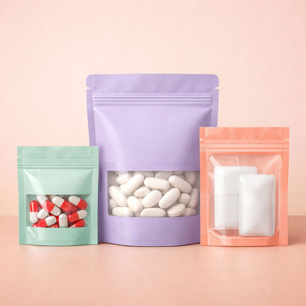 Flat Bottom Pouch for Pharmaceutical Packaging Supplier, Mumbai