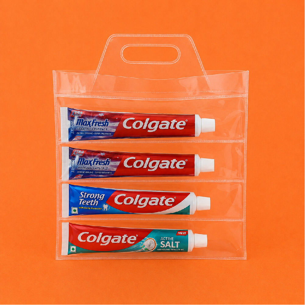 PVC Top Open Pouches Manufacturer in Mumbai