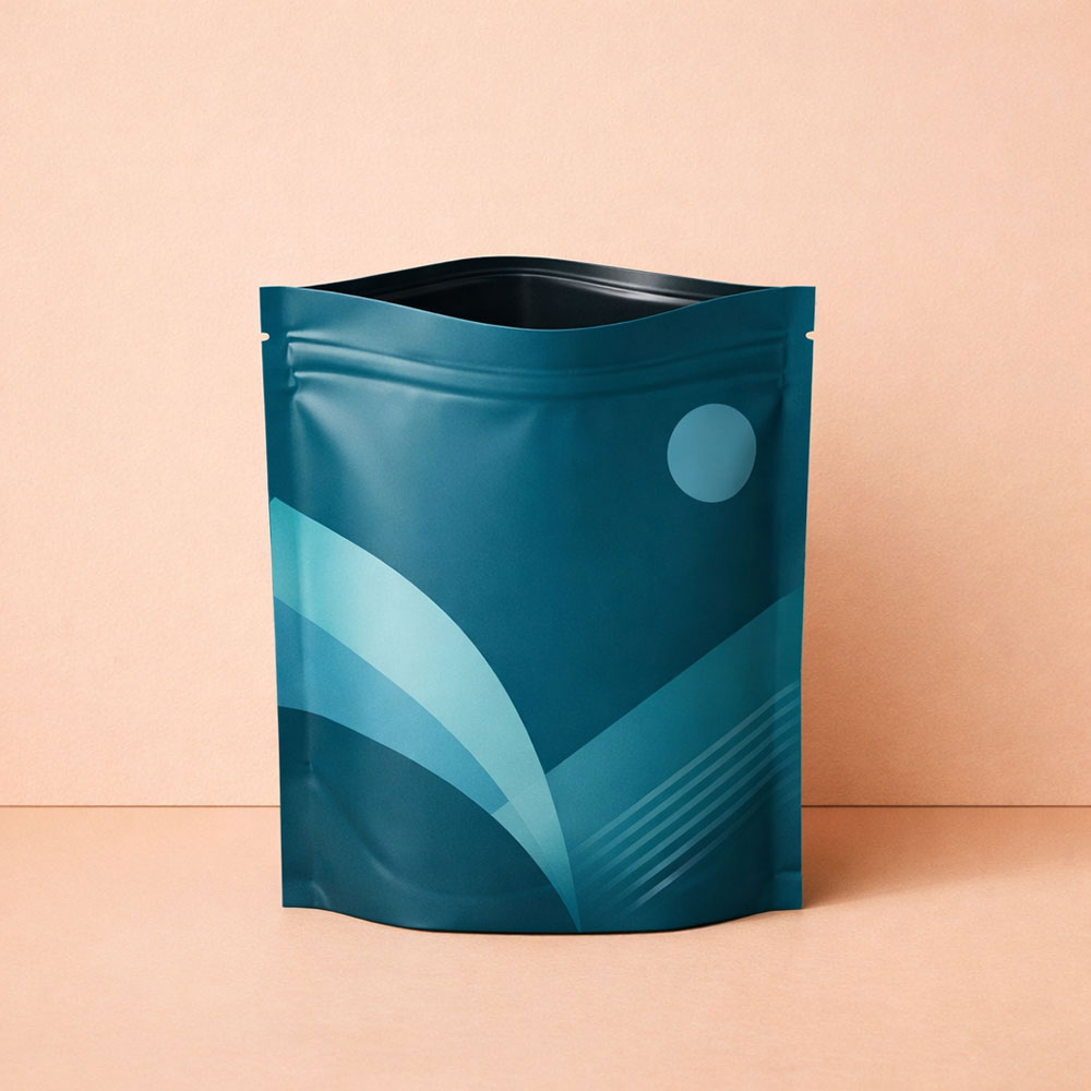 Top Open Flat Bottom Pouches Manufacturer in Mumbai
